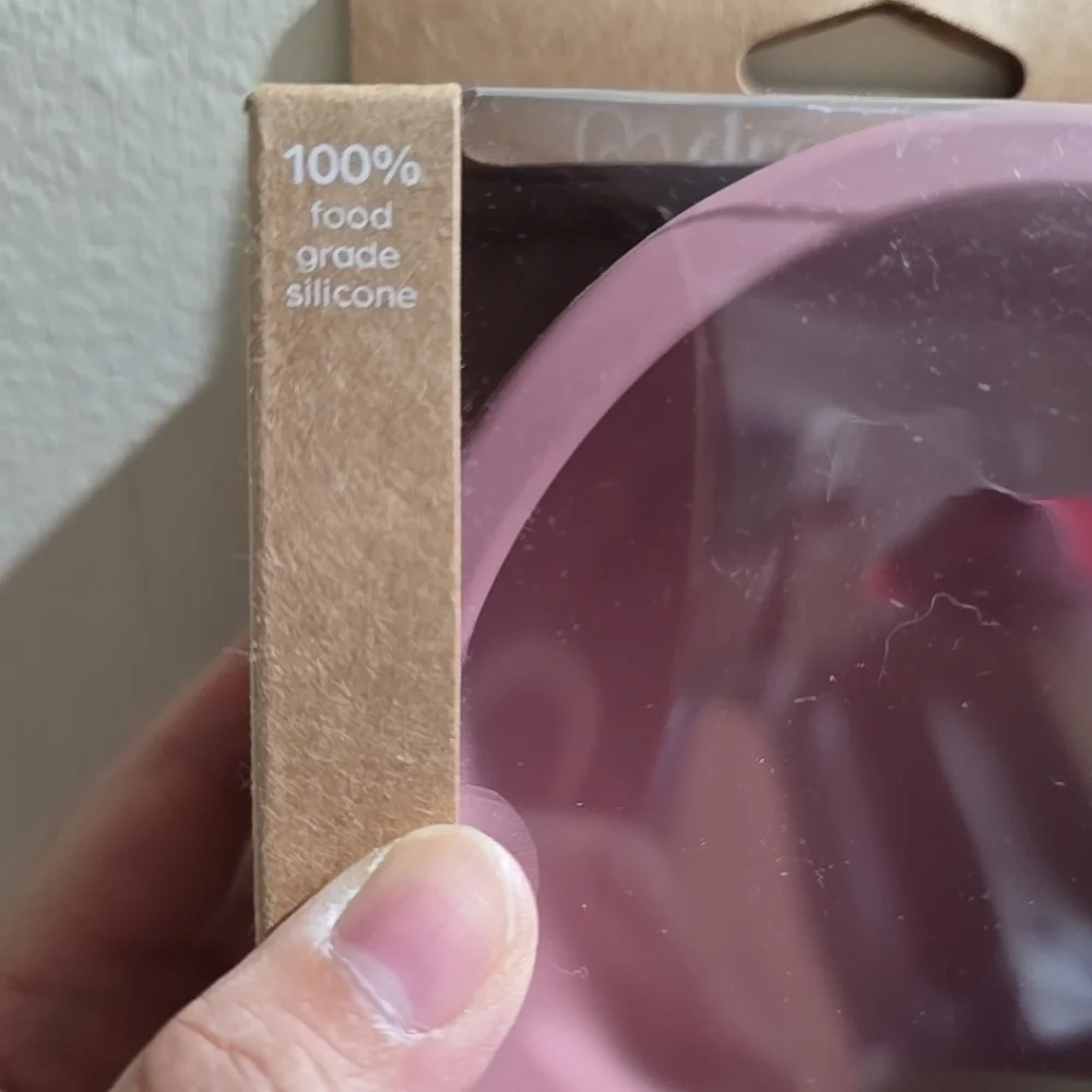 NIB Dreambaby With Love Heart Shaped Suction Bowl Pink 100% Food-Grade Silicone - Picture 3 of 4